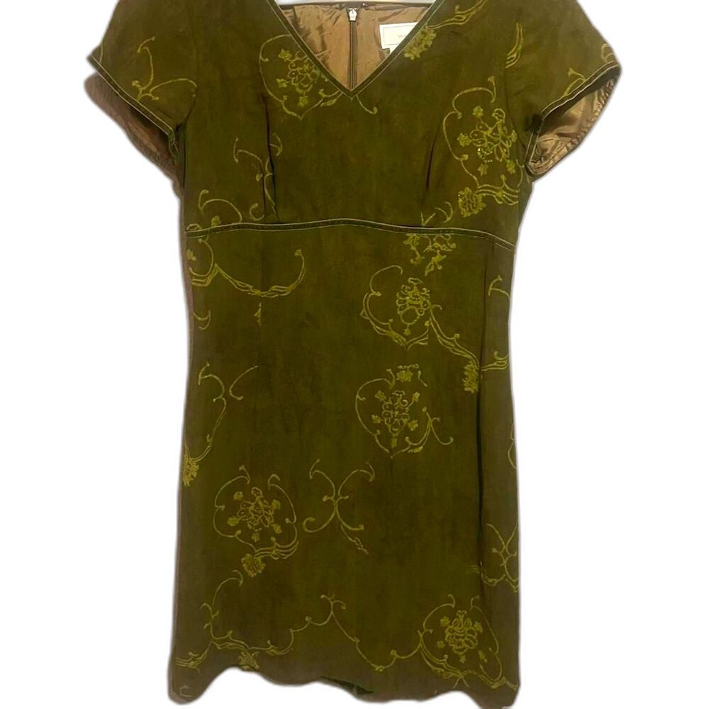 Unbranded Women's Green and Khaki Dress